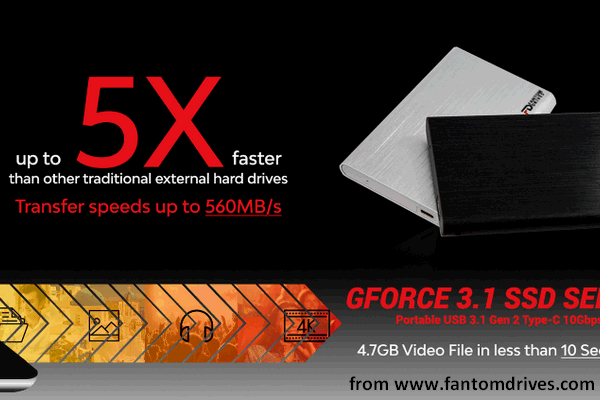 G-Force 3.1 USB-C SSD Is Released To Add Extra Storage Space