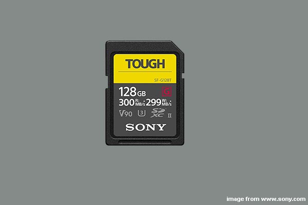 Sony Launches the Toughest and Fasted SF-G TOUGH Cards