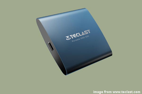 Teclast Launches Portable S20 SSD with Type-C Interface