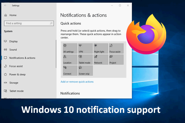 Amazing: Firefox Gains The Windows 10 Notifications Support