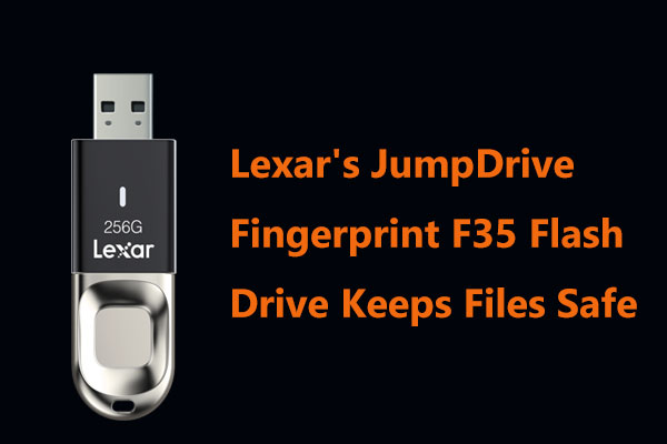 Lexar’s JumpDrive Fingerprint F35 Flash Drive Keeps Files Safe