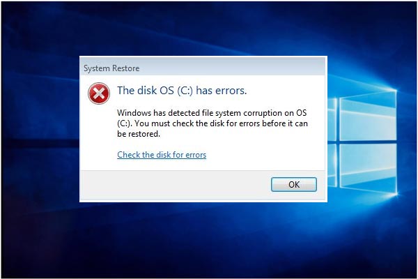 4 Solutions to Windows Has Detected File System Corruption