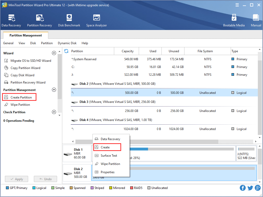 How to Create Partition