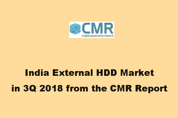 India External HDD Market in 3Q 2018 from the CMR Report