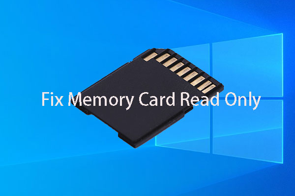 Learn How to Fix/Remove Memory Card Read Only – 5 Solutions