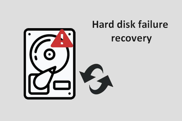 [Fix] Hard Disk Failure Recovery - How To Recover Your Data
