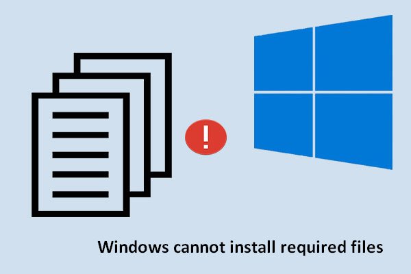 Windows Cannot Install Required Files: Error Codes & Fixes