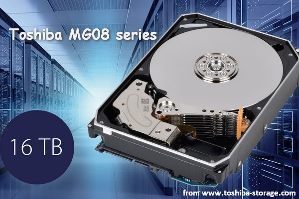 Toshiba MG08 Series: The World’s First 16TB TDMR HDD