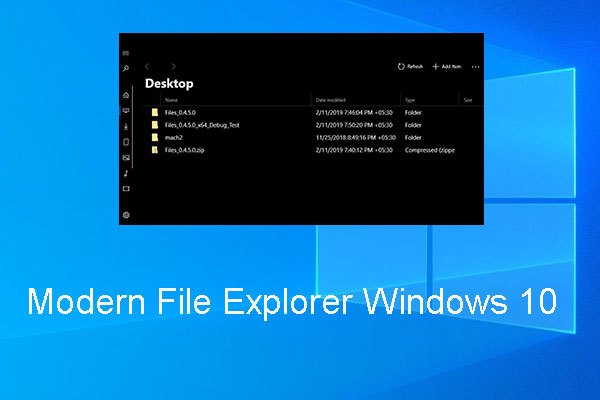 Modern File Explorer Is Showing off by Third-party Developer
