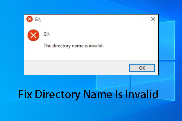 [FIX]    Nama Direktori Adalah Masalah yang Valid di Windows