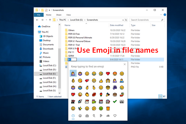 How To Use Emoji In File Names On Windows 10: Look Here