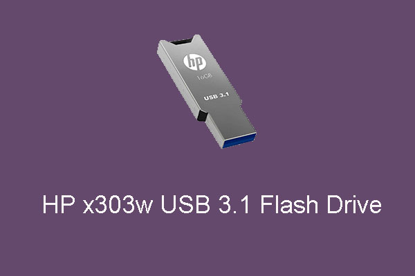 HP x303w USB 3.1 Flash Drive – Offers 10x Transfer Speeds