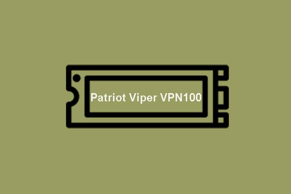 The Patriot Viper VPN100 SSD Has Been Released for Game