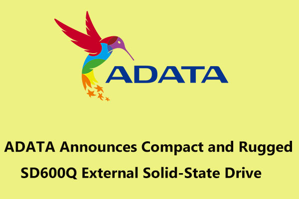 ADATA Announces Compact and Rugged SD600Q External SSD