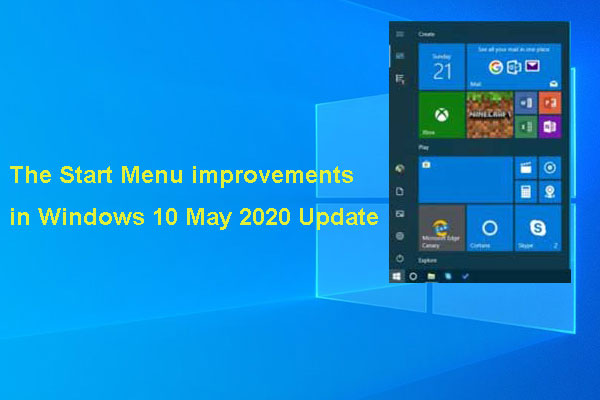 Start Menu Will Act Faster and Better in Win 10 May 2019 Update