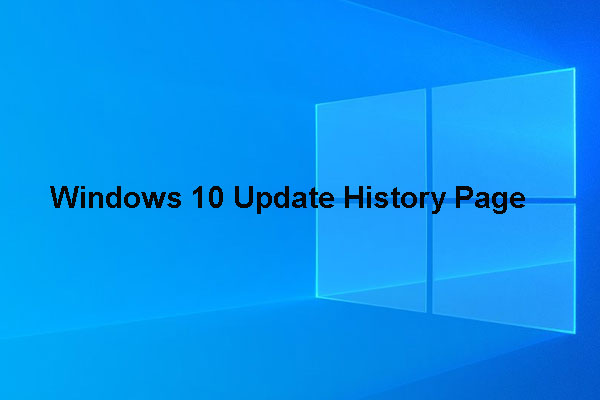 Win 10 Update History Page – A Place to Warn You on Update Bugs