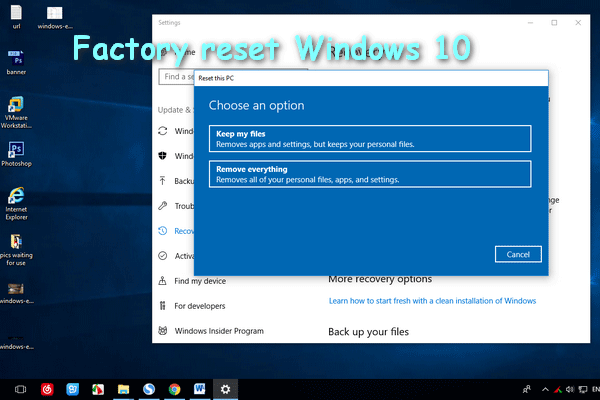 How To Factory Reset Windows 10: Full Guide