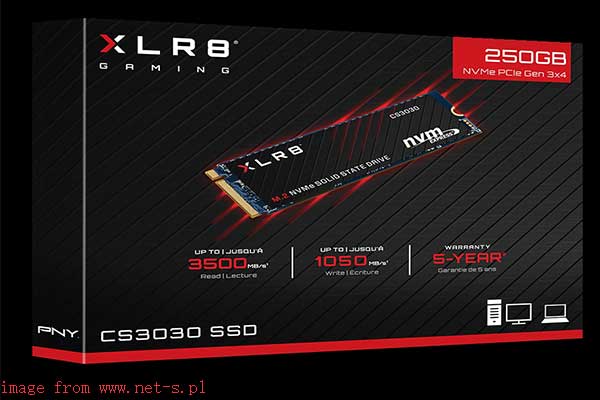 PNY Has Released the NVMe XLR8 CS3030 SSD with Good Performance