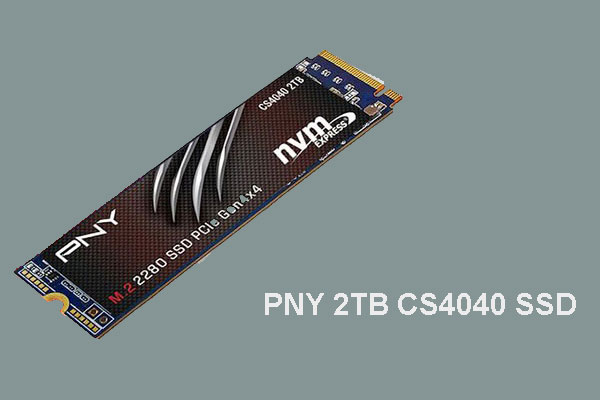 PNY 2TB CS4040 SSD Will Reach 4800 MB/s Sequential Read Speed