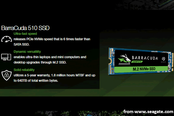 Seagate BarraCuda 510 SSD Enjoys High Performance