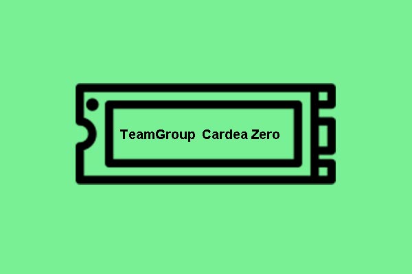 TeamGroup Has Launched the Cardea Zero Gen 4 SSD at Computex 2019