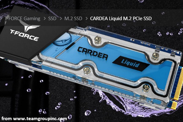 CARDEA Liquid M.2 PCIe SSD Is Released By TeamGroup