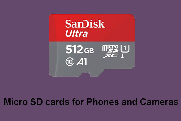 MicroSD Cards for Phones and Cameras: Faster and Smaller