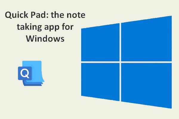 Quick Pad Is A User-friendly Note Taking App For Windows