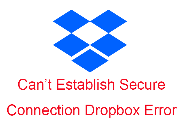 How to Fix Can’t Establish Secure Connection Dropbox Error?