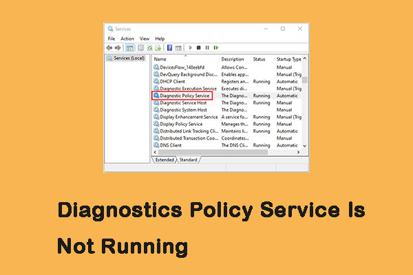 How to Fix Diagnostics Policy Service Is Not Running Error