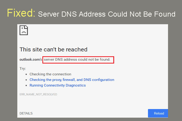Fixed: Server DNS Address Could Not Be Found Google Chrome