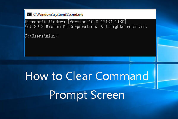 [SOLVED] How to Clear Command Prompt Screen Windows 10