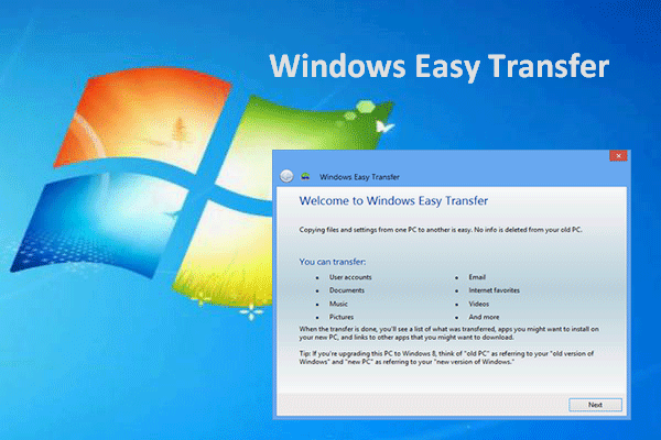 Use Windows Easy Transfer To Transfer Files From PC To PC