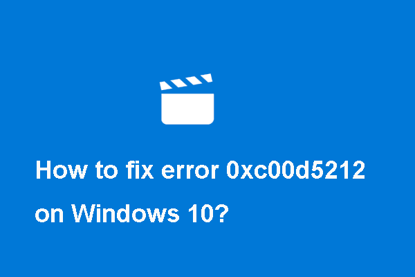 4 Ways to Fix Error 0xc00d5212 When Playing AVI Video