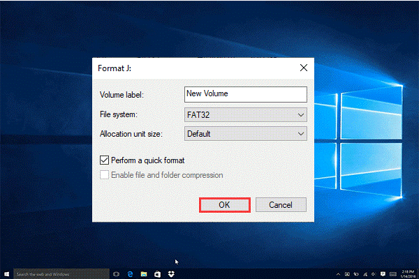 3 soluciones rápidas para convertir exFAT a FAT32 en Windows 10