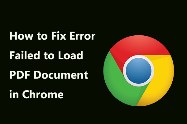 How to Fix Error Failed to Load PDF Document in Chrome
