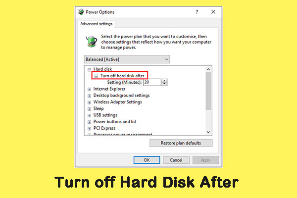 How to Prevent External Hard Disk from Sleeping on Windows 10