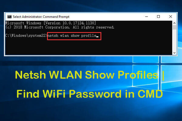 Netsh WLAN Show Profiles | Find WiFi Password in CMD