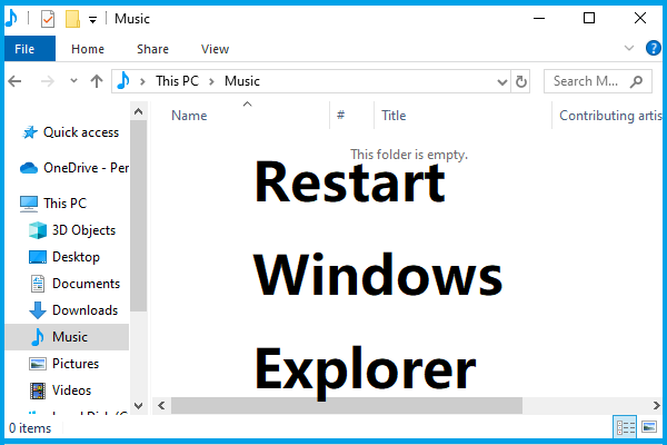 How to Restart Windows Explorer? Here Are Tutorials!