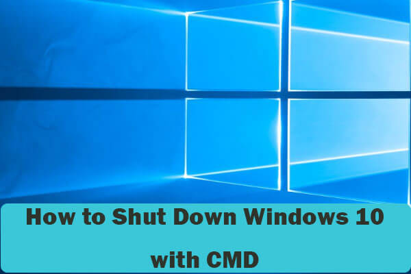 How to (Remotely) Shut Down Windows 10 with CMD Command Line
