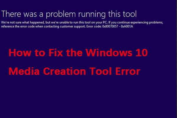 How to Fix the Windows 10 Media Creation Tool Error