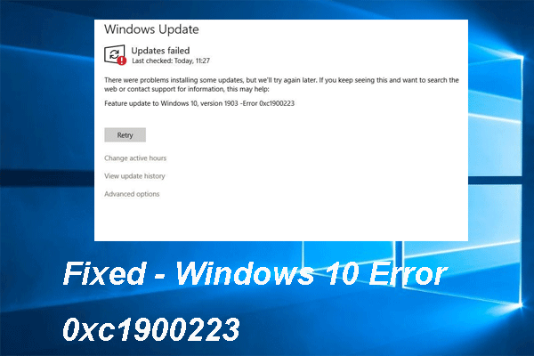 3 Ways to Fix Windows 10 Download Error – 0xc1900223