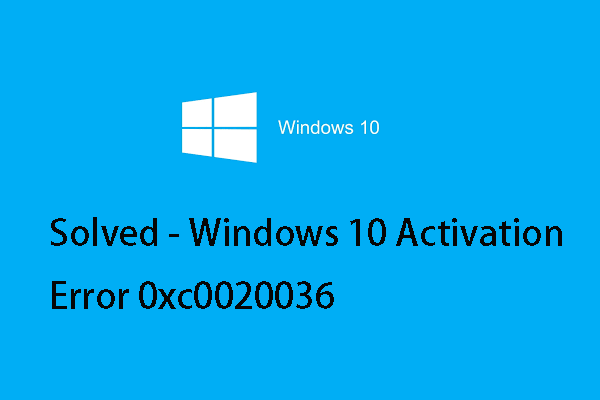 Top 6 Ways to Fix Windows 10 Activation Error 0xc0020036