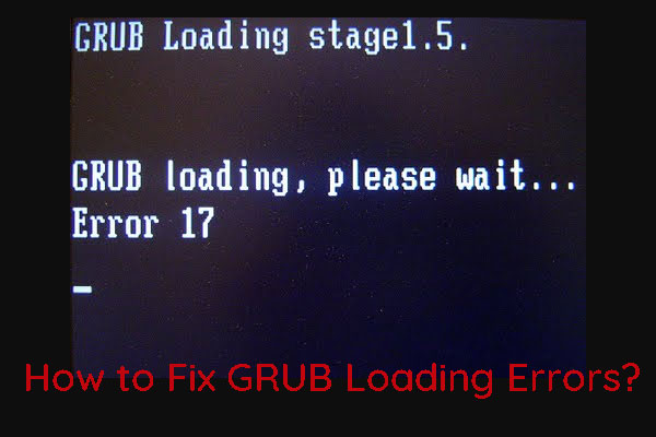 [Solved] How to Fix GRUB Load Errors and Recover Data?