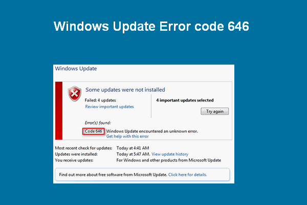 Windows Update Error Code 646: What’s It & How To Fix