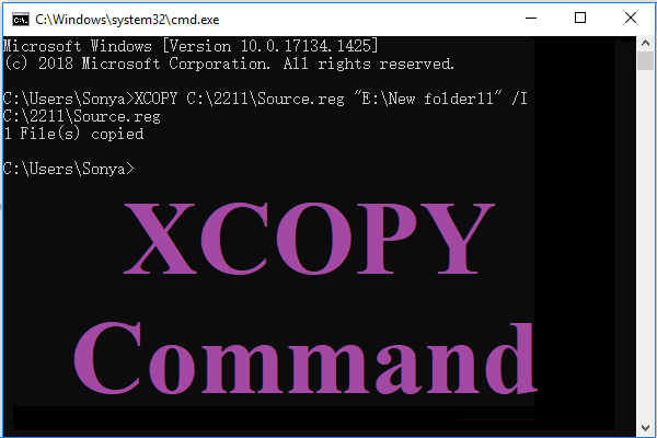 How to Make Use of XCOPY Command to Copy Files and Folders?