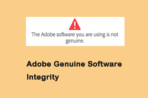 How to Disable Adobe Genuine Software Integrity on Windows/Mac