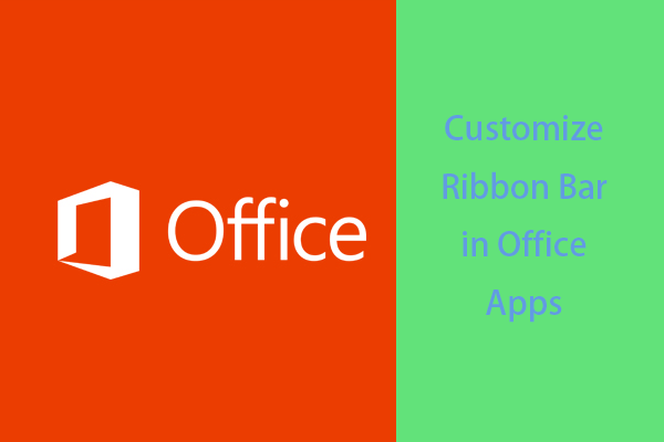 Customize Ribbon Bar | Add Buttons to Office Ribbon