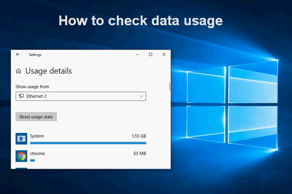 How To Check & Control Data Usage On Windows 10