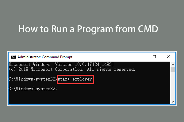 How to Run Program from CMD (Command Prompt) Windows 10